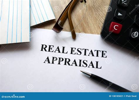 Real Estate Appraisal Document Stock Image Image Of Investment