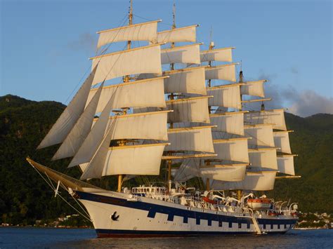 Cruising To Paradise On Royal Clipper The Worlds Largest Full Rigged