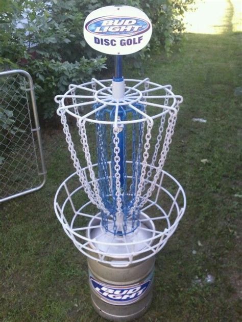 Keeping a full size recruit basket on your desk is just not practical. Custom bud light disc golf basket. One of a kind | J. B ...