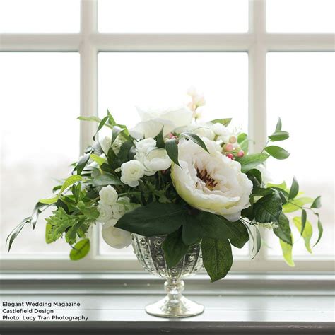 Mercury Glass Vases For Wedding Centerpieces White