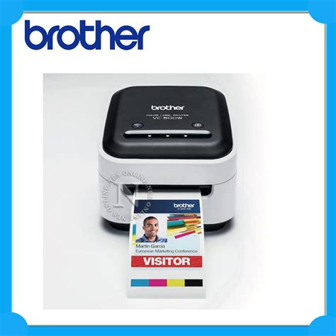 Brother Vc 500w Wireless Zink Color Label Andphoto Printerairprint Color