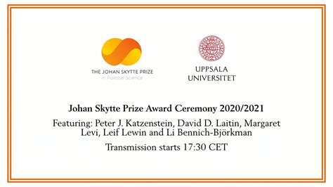 20202021 Johan Skytte Prize Award Ceremony On Vimeo