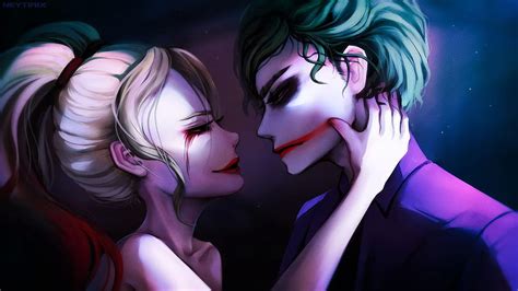 Harley Quinn And Joker Harley Quinn And Joker Kissing Hd Wallpaper