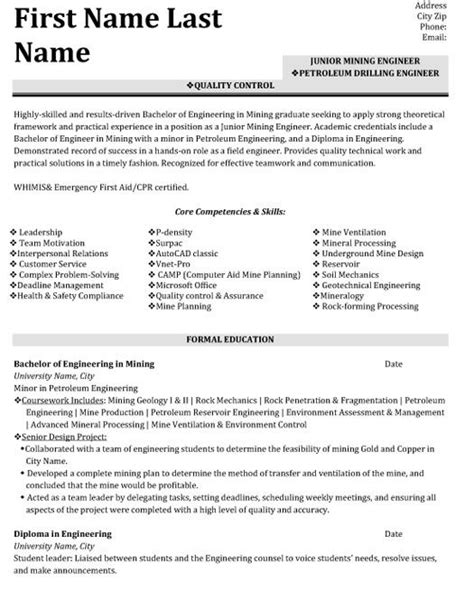 Here we share 25 general examples. Quality Control Engineer | Good resume examples, Resume ...