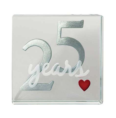 Wedding anniversary gifts 25 years. Spaceform 25th Silver Wedding Anniversary Gifts 25 Years ...