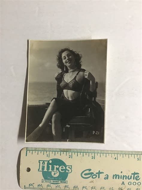 Original S Irving Klaw Model P Risque Silver Gelatin Etsy