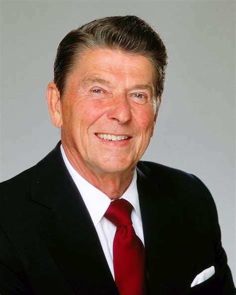 President Ronald Reagan Portrait Session Photograph By Harry Langdon