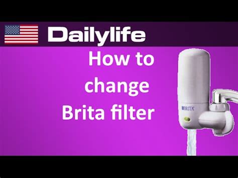 How to replace brita filter. How to change brita filter - YouTube