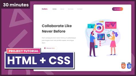 Build A Responsive Website Using Html And Css Responsive Website Tutorial