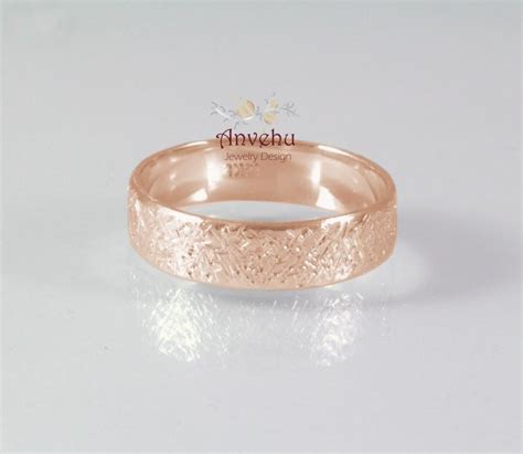 Rose Gold Wedding Band Womens Rose Gold Wedding Band ...