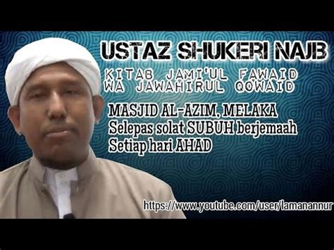 Live stream 19 04 2019 ustaz azhar idrus official masjid tengku abdullah rompin pahang. 160815 Ustaz Shukeri Najib Ab Rahim ~ Masjid Al Azim ...