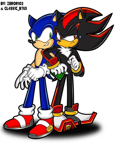 Collabration Sonic And Shadow By Zeror102 On Deviantart