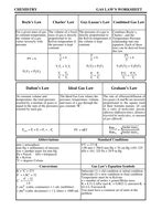 1) if i initially have 4.0 l of a gas at a pressure of 1.1 atm, what will the volume be if i increase the pressure to 3.4 atm? GAS LAWS WORKSHEET WITH ANSWER | Teaching Resources