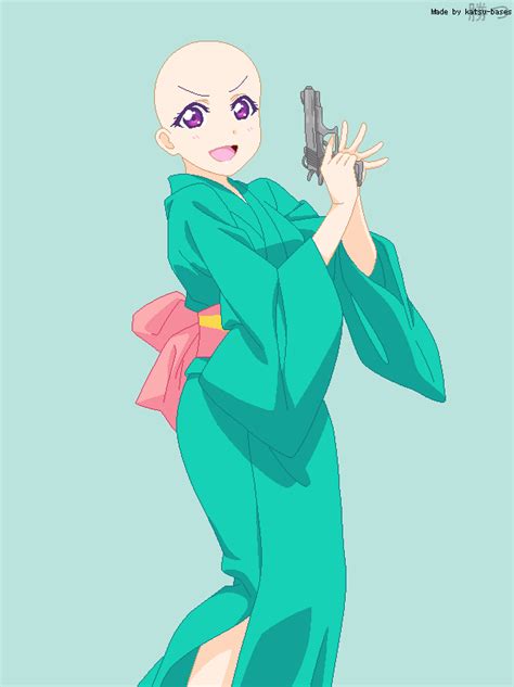 Base Kimono Clad Gunwoman By Katsu Bases On Deviantart
