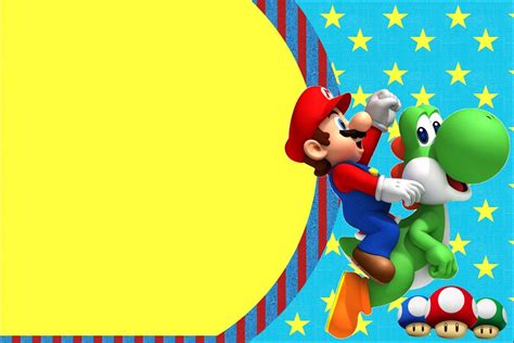 Imprimibles De Super Mario Bros Ideas Y Material Gratis Para Fiestas