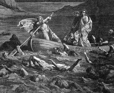 Phlegyas Ferry Dante And Virgil River Styx By Surrenderdorothy