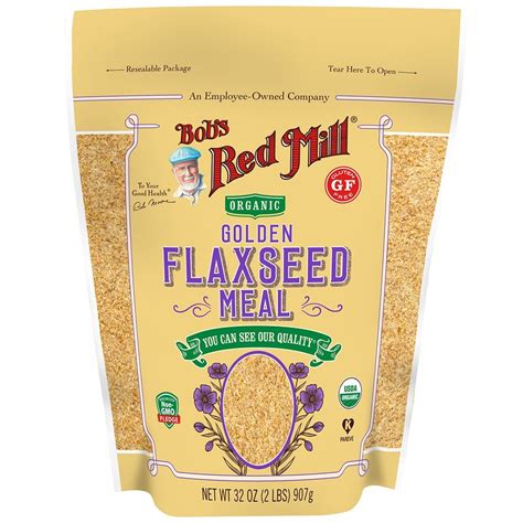 Bobs Red Mill Organic Golden Flaxseed Meal 32 Oz 907 G Iherb