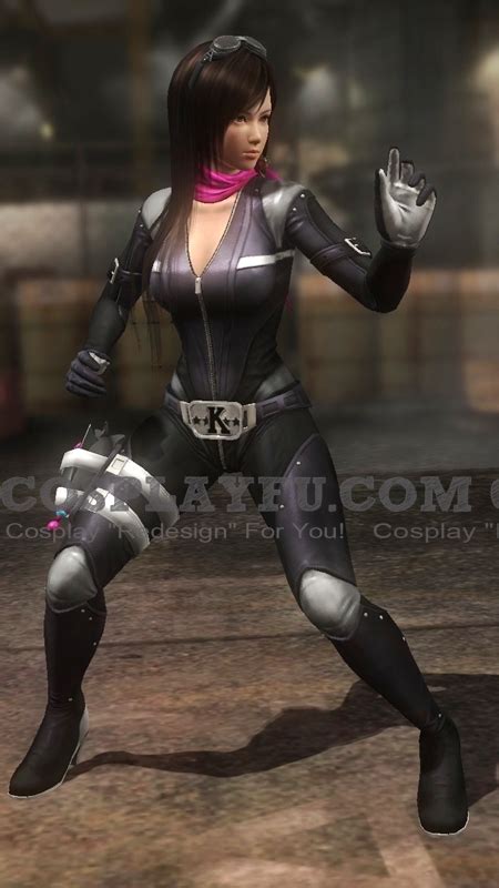 Custom Kokoro Cosplay Costume Fighter Force From Dead Or Alive 5