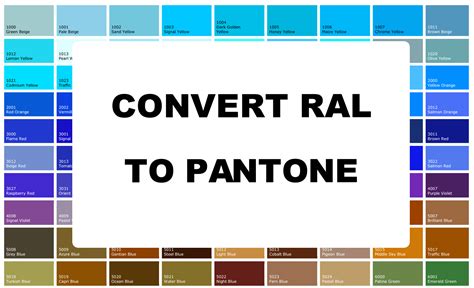 Ral To Pantone Conversion Hpseoseoro