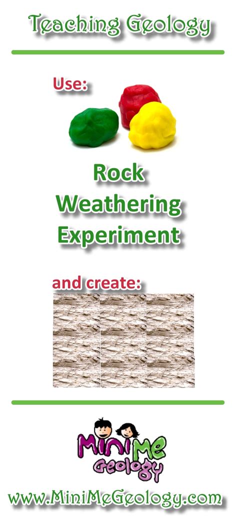 Mini Me Geology Blog A Rock Weathering Experiment You Can Do In Your