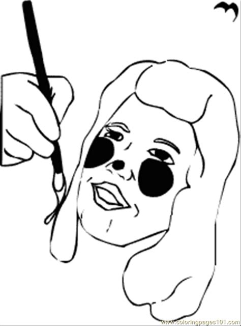 Coloring Pages Face Painting Other Painting Free Printable