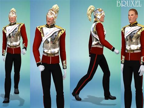 Royal Guard Uniform Bruxel Sims 4 Clothing Royal Guard Sims 4