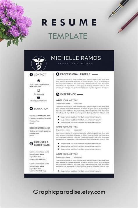 Your advantages of getting a resume help. Nurse Resume/CV Template | Medical Cover Letter | Mac & PC ...