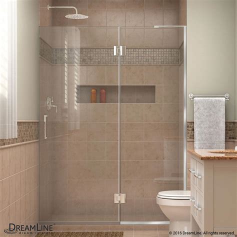 So if you want to. DreamLine Unidoor-X 54 in. x 72 in. Frameless Hinged ...