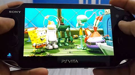 Ps Vita Spongebob Heropants Gameplay Youtube