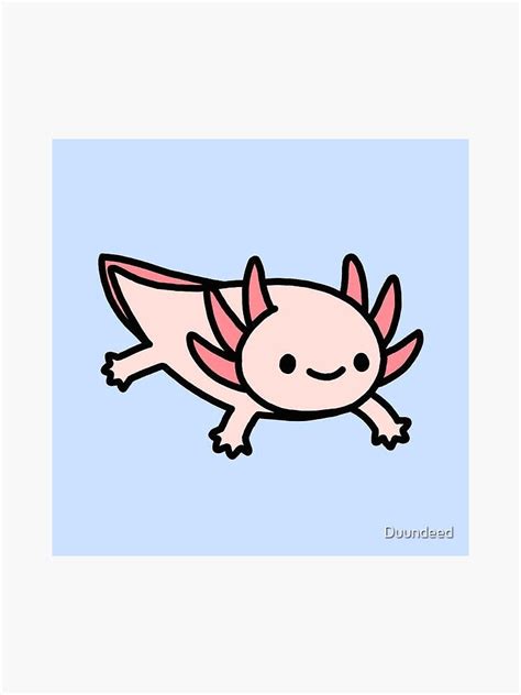 Cute Pink Minecraft Axolotl Axolotl Drawing Floating Pink Axolotl