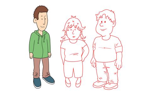 4 Ways to Draw Cartoon Characters - wikiHow