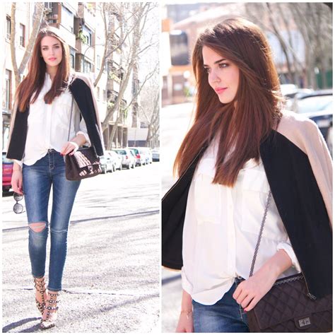 Clara Alonso Clara Alonso Looks Street Style Jean Top Favorite