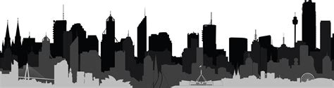 City Silhouette Skyline Clip Art Vector City Png Download 2505721