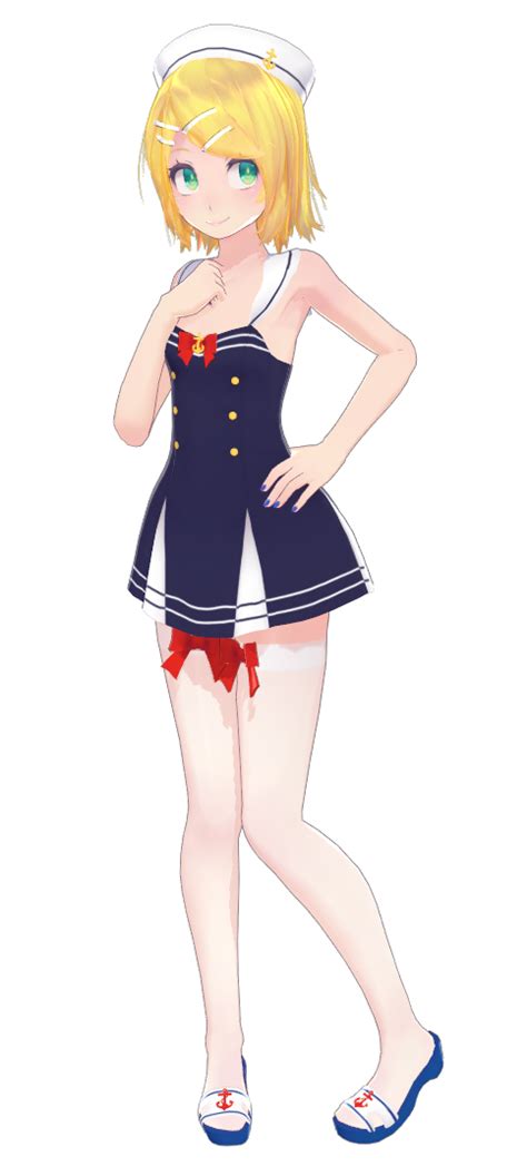 Mmd Tda Sailor Dress Rin Dl By Amy On