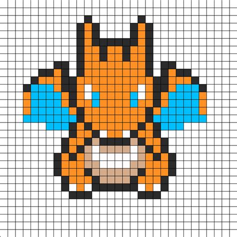 Charizard Kandi Pattern Pixel Art Pokemon Dessin Pixel Pixel Art Porn