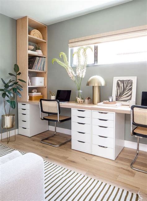 Bedroom office combo design above is our favorite. Pin by Jessica Shannon on Guest room | Guest bedroom home ...