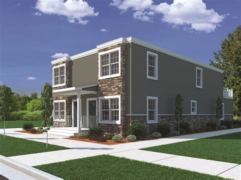 Old Town Duplex Of Urban Home Collection All American Homes Modular