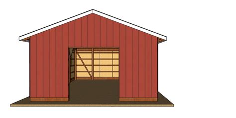 Free plans, sample buildings, buyers guide and multiple price quote service. 20x30 Pole Barn - Free DIY Plans | MyOutdoorPlans | Free ...