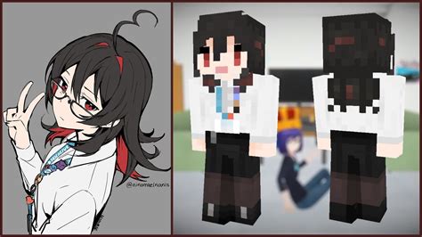 I Finished Up An Updated Canon Friendly Minecraft Skin For Enma San