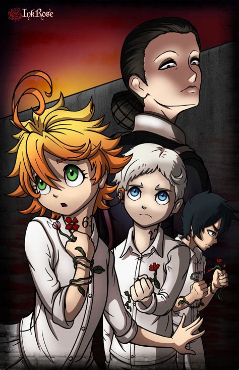 Spoilerless I Finished Up My Promised Neverland Fan Art R