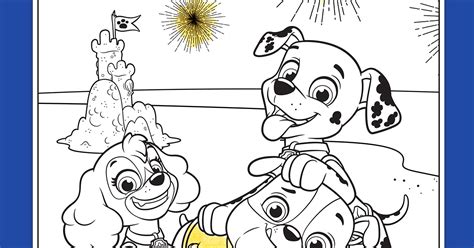 Supercoloring.com is a super fun for all ages: Your PAW Patrol 4th of July Coloring Page! | Nickelodeon ...