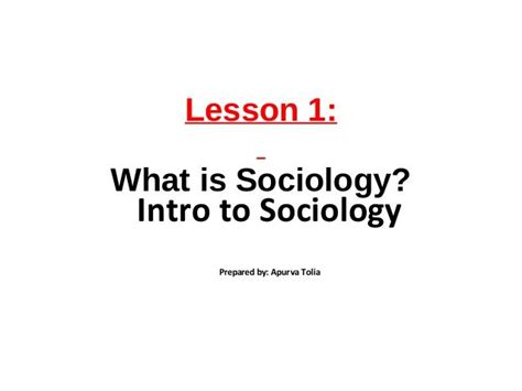 What Is Sociology Social Science Intro Lesson School Social Studies