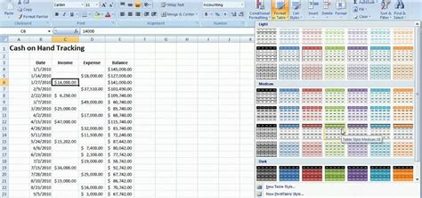 Okay, some of us like tracking, but most people would rather have this chore done for them. How to Track cash on hand with a table Microsoft Excel ...