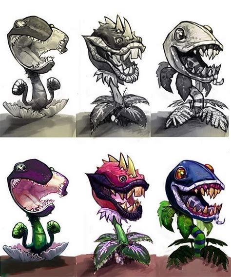 Heres Some Chomper Concept Art With Good Quality Pvzgardenwarfare