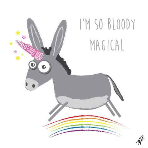 Awkward Illustration — Uni Donkso Magical Unicorn Donkey