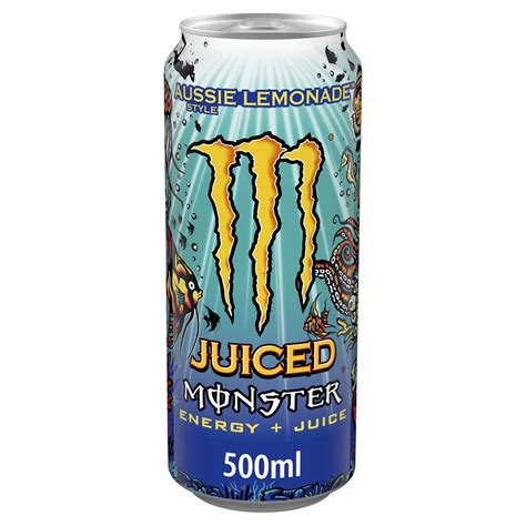 79512 Monster Energy Aussie Lemonade 12 X 500ml Youngs Foods