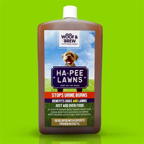 Ha Pee Lawns Herbal Tonic To Prevent Dog Urine Burns On Your Lawn Or