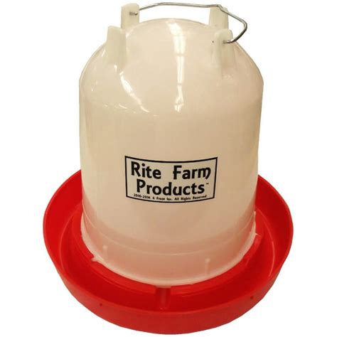 Large Rite Farm Products Hd 265 Gallon Chicken Waterer And Handle