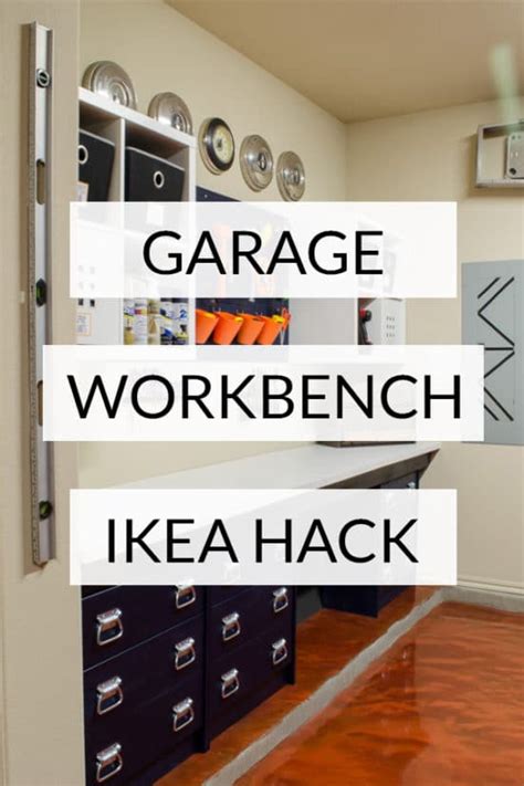 Garage Workbench Diy How We Ikea Hacked Garage Storage
