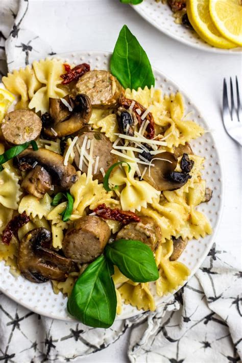 This looks like a yummy recipe. Italian Chicken Sausage Pasta - All the King's Morsels